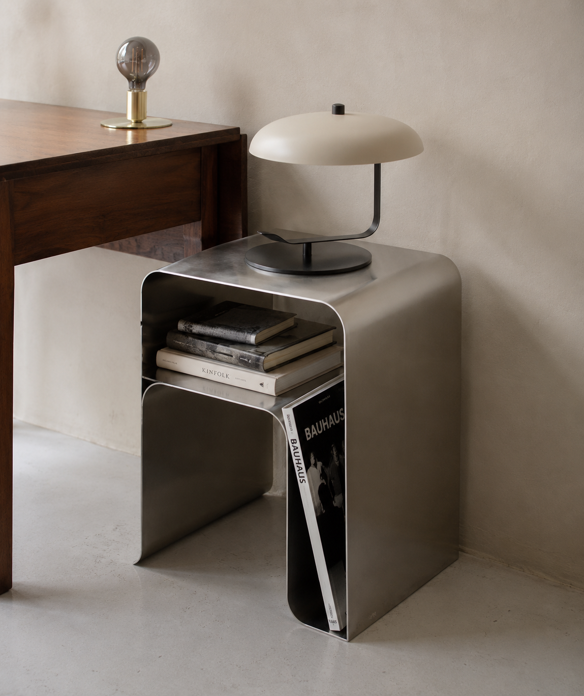 Stainless Steel Accent Table
