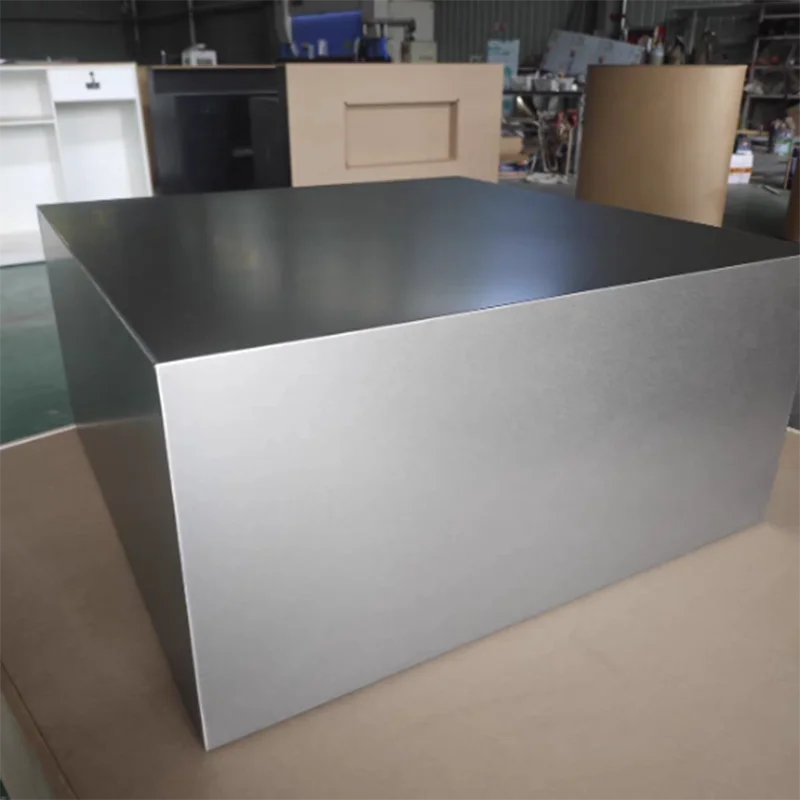 Square Industrial Coffee Table Stainless Steel Luxury Side Table Living Room Decoration Tea Tables Unique Premium Home Furniture