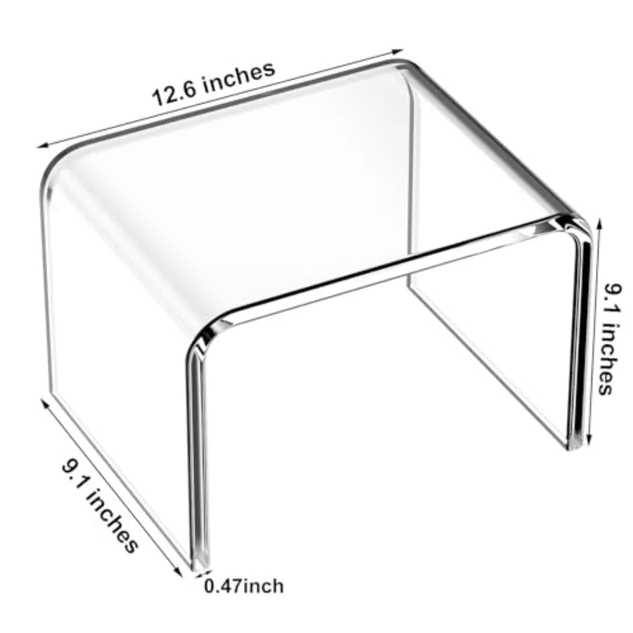 Step Stool for Acrylic Stools Acrylic Step Stools for Adults Small Step Stool 12 Inches Stool Bathroom Clear Step Stools Toilet